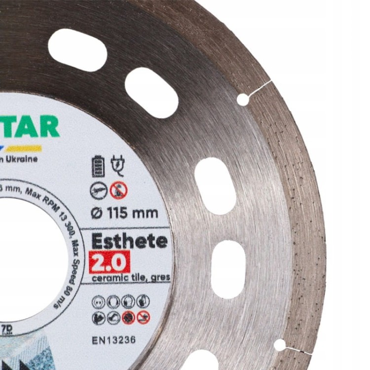 Distar Tarcza Diamentowa Esthete 2.0 115x1,1x6x22, Do Ceramiki I Gresu