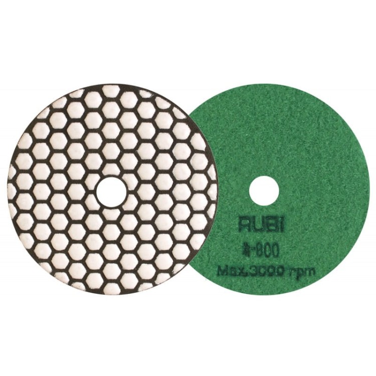 Rubi 62974 tarcza polerska ⌀100 do kamienia na sucho 800