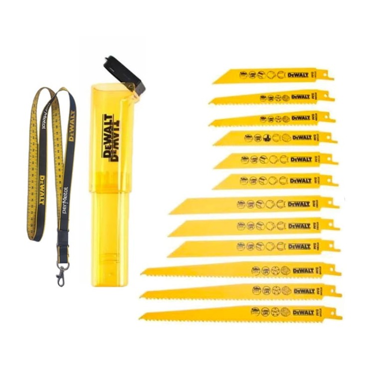 DeWalt DT2445-QZ zestaw brzeszczotów bagnetowych 12szt.