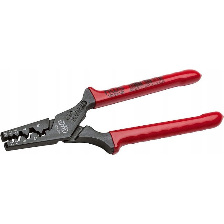 NWS Szczypce zaciskowe do tulejek 0,5-16 190mm