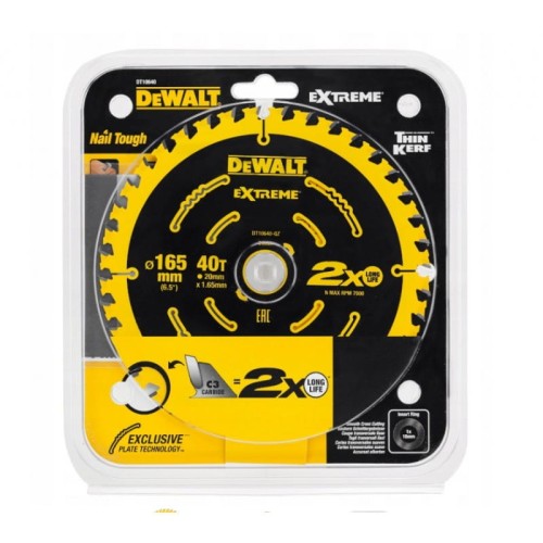 DeWalt DT10301-QZ tarcza do drewna 165x20mm