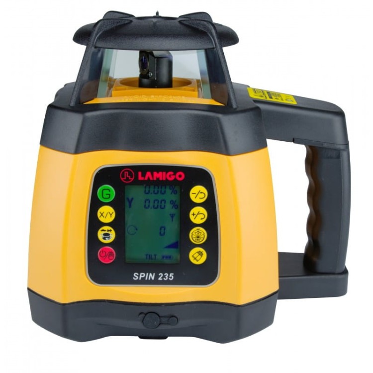 Niwelator Laserowy Lamigo Spin 235 + Walizka + Statyw + Łata , Zestaw