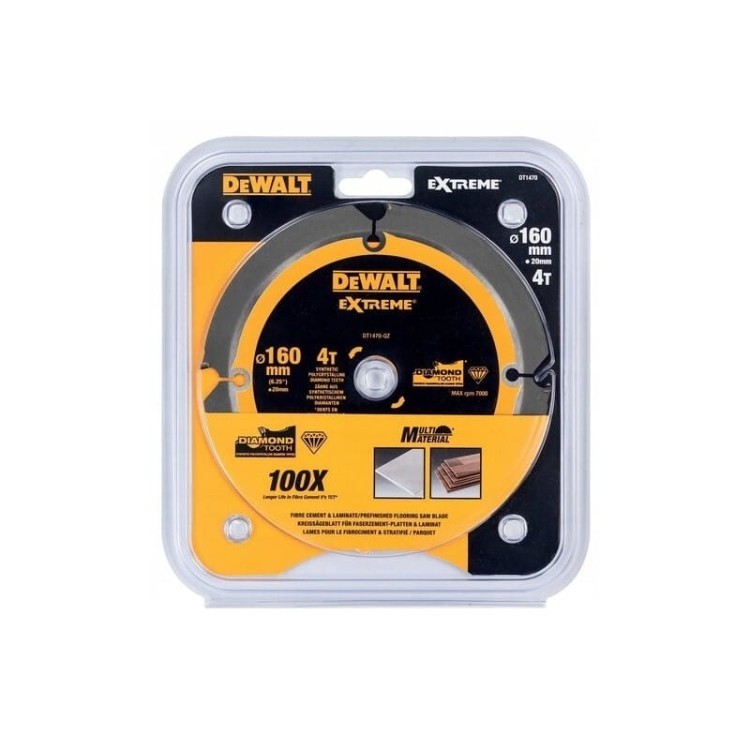 Dewalt DT1470  Tarcza Diamentowa Do Płyt Cementowych 160x20mm