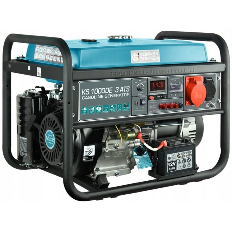 K&amp;s ks-10000e-3 ats agregat prądotwórczy generator prądu 230v/400v siłowy