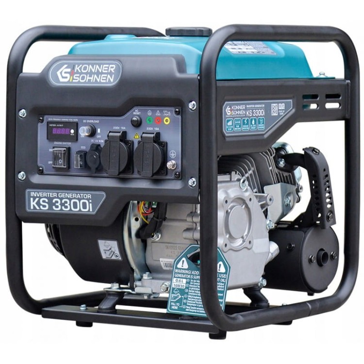 K&amp;s ks-3300i agregat prądotwórczy generator prądu inwerterowy 230v 3,3/3kw