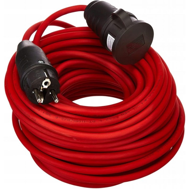 Brennenstuhl kabel przedłużający ogrodowy bremaxx 25m czerwony
