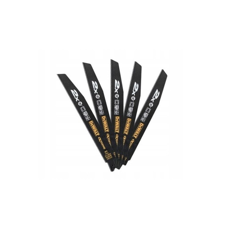 Dewalt DT2308L Brzeszczoty do pił bagnetowych uniwersalne 228mm 5szt