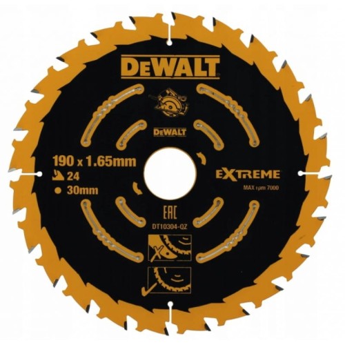 Dewalt DT10304  Piła Tarczowa Do Drewna 190x30mm