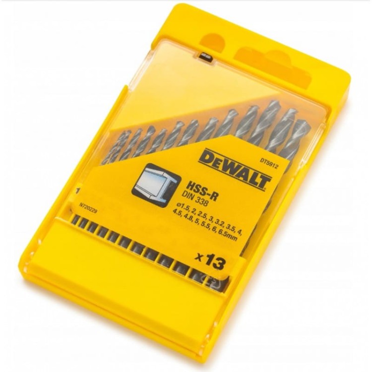 DeWalt DT5912-QZ Zestaw Wierteł do metalu HSS-R