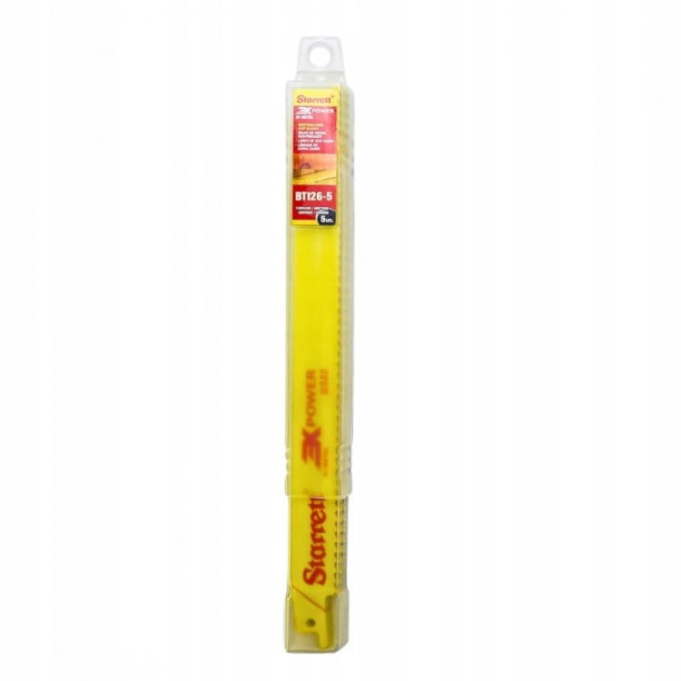 Starrett Bt126-5 Brzeszczot Do Drewna 6 Tpi 300mm 5szt Bi-metal