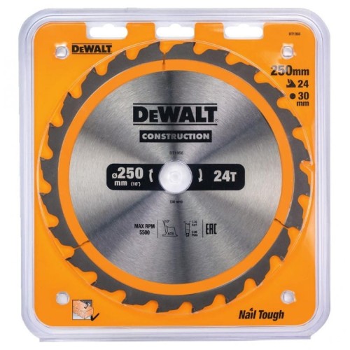 DeWalt DT1956-QZ Piła tarczowa do cięcia drewna 250x30mm