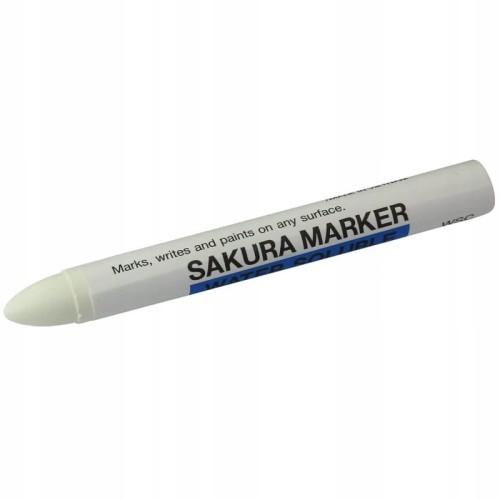 Sakura marker wodny water soluble biały do metalu do ceramiki do drewna