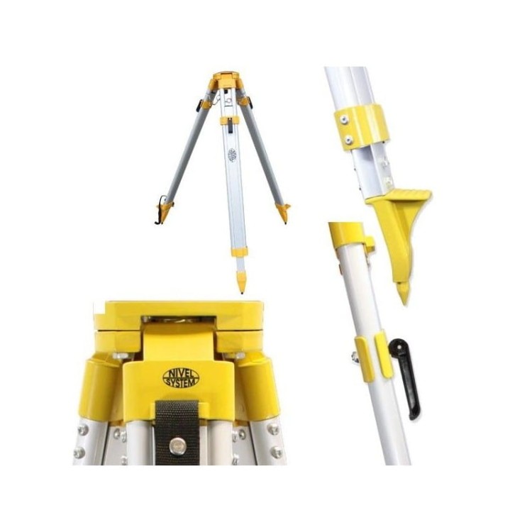 Nivel System SJJ1 statyw aluminiowy płaska głowica