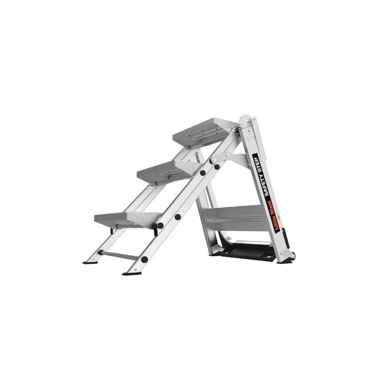 Little Giant Safety Step Schodki Alumiowe 3 Stopnie Drabina Z USA