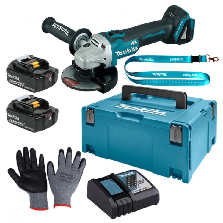 Makita DGA504RTJ akumulatorowa szlifierka kątowa