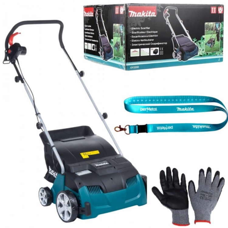 Makita UV3200 wertykulator elektryczny 1300 w 32 cm 30 l