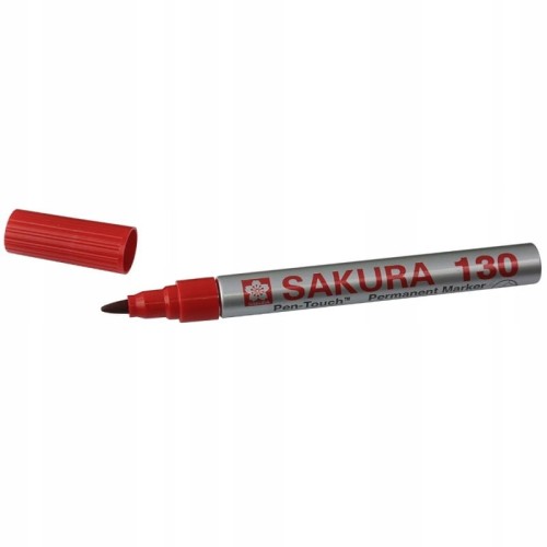 Sakura marker pen-touch 130 czerwony do metalu ceramiki drewna