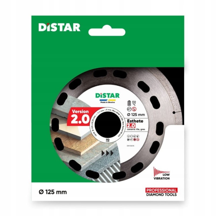Distar Tarcza Diamentowa Esthete 2.0 Do Ceramiki 125x1,1x6