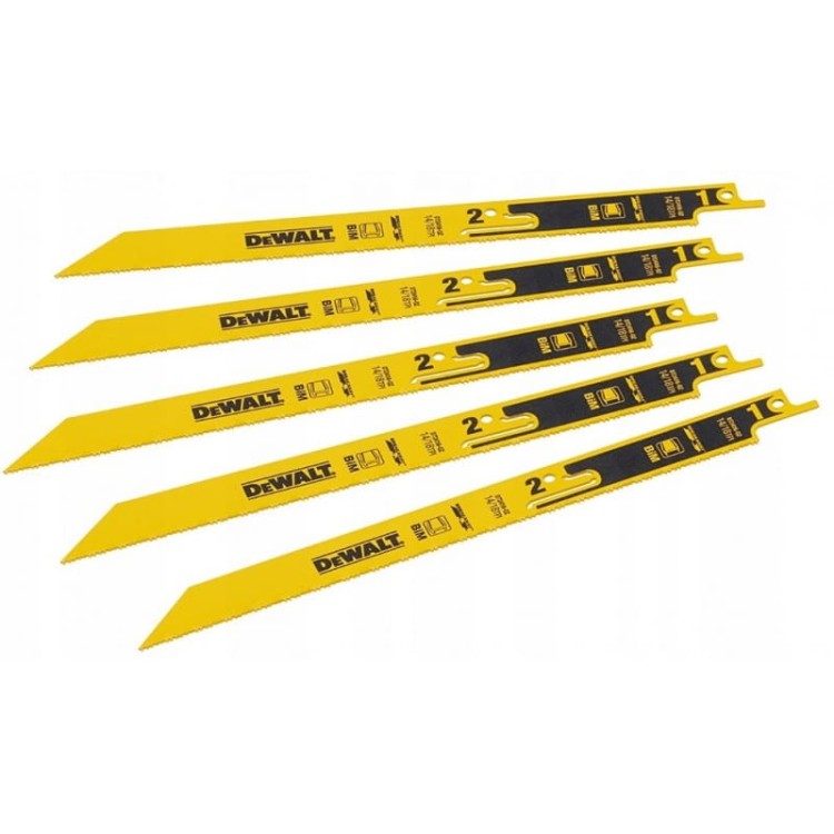 Dewalt DT2416  Brzeszczoty Łamane 230mm 5 Szt Metal