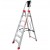 Drabina aluminiowa  profesjonalna Faraone Lady6 jednostronna 6 stopni 150kg
