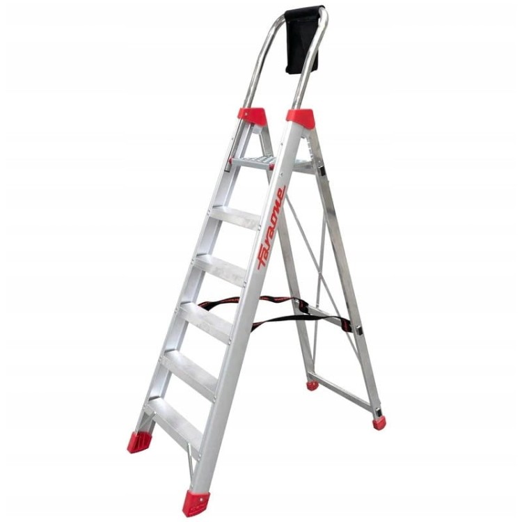 Drabina aluminiowa  profesjonalna Faraone Lady6 jednostronna 6 stopni 150kg