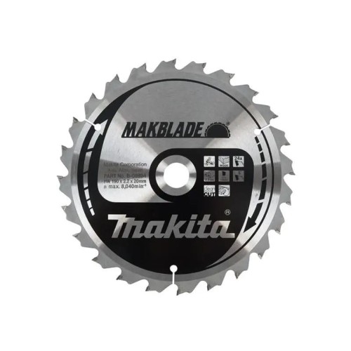 Makita b-09064 tarcza do cięcia drewna makblade t.C.T, 250 x 30 mm, 72 z