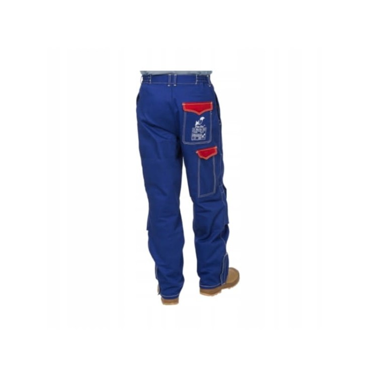 Weldas 33-2600xl spodnie spawalnicze niebieskie fire fox Xl