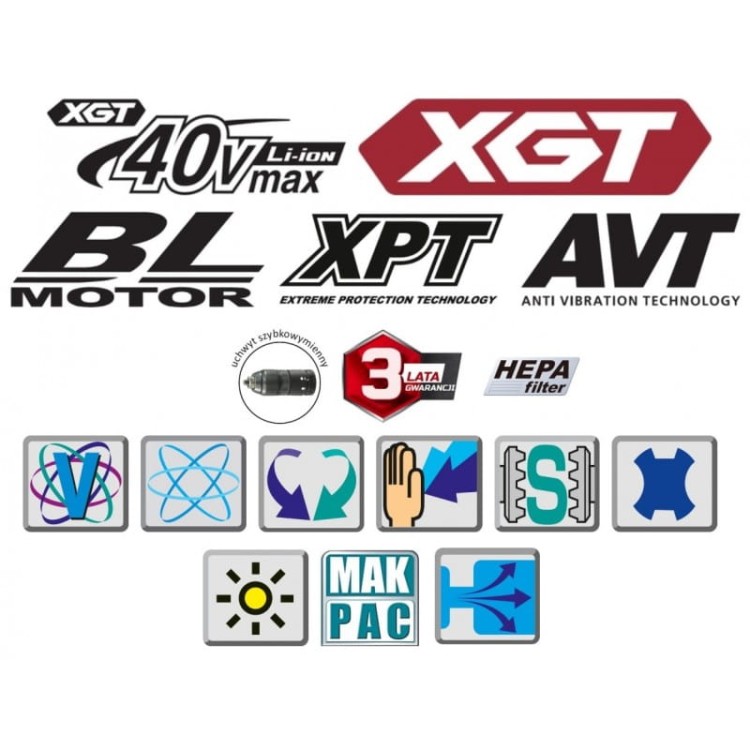 Makita HR004GZ01 40V XGT młotowiertarka