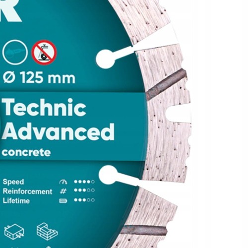 Distar Tarcza Diamentowa Technic Do Granitu i Betonu Advanced 125x2,2