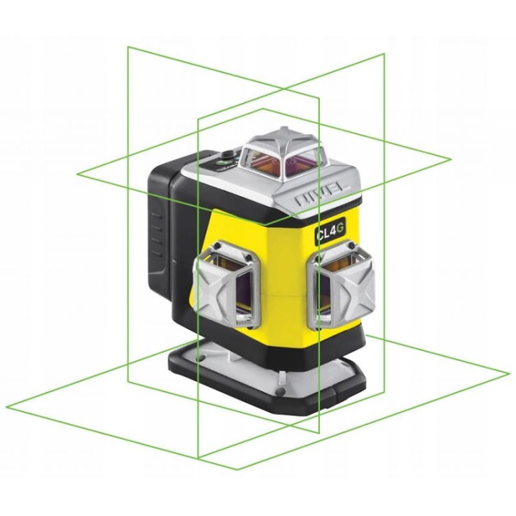 Nivel System CL4G Laser krzyżowy zestaw czujnik łata statyw