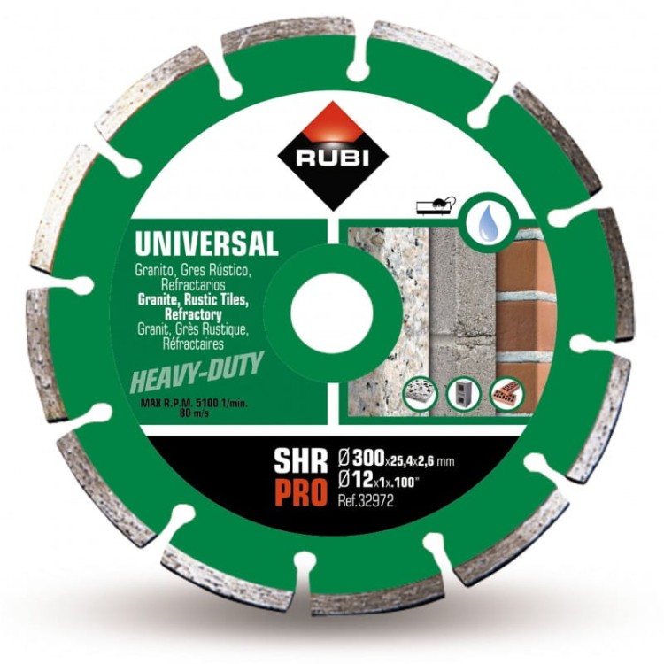 Rubi 32972 tarcza SHR 300 PRO do betonu cegły