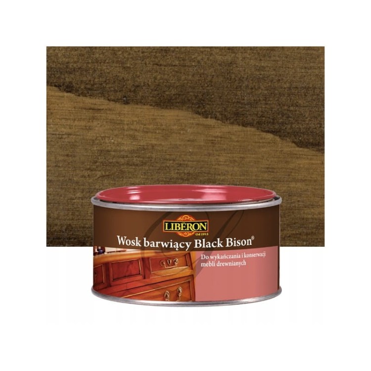 Liberon wosk barwiący black bison dąb przydymiony 0,5 l