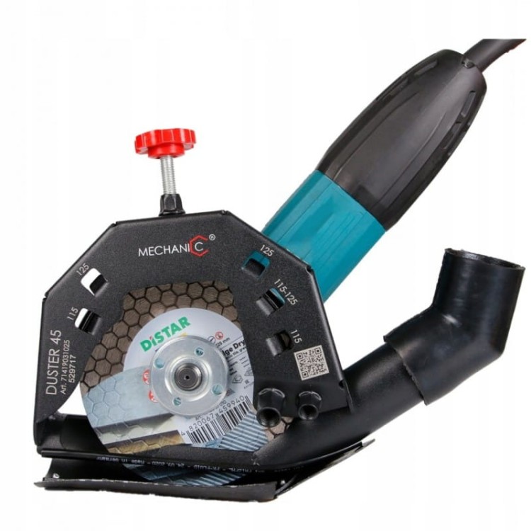 Przystawka Do Szlifierki Kątowej Z Odsysem Mechanic Duster 45st 115mm - 125mm