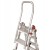 Dodatkowy podest do drabiny aluminiowej  z poręczą Faraone brteles  2 stopnie 60cm