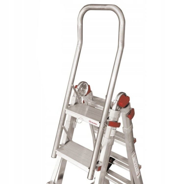 Dodatkowy podest do drabiny aluminiowej  z poręczą Faraone brteles  2 stopnie 60cm