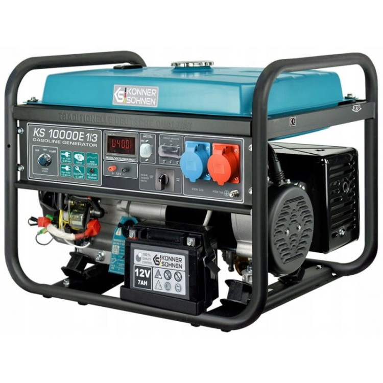 K&amp;s ks-10000e 1/3 agregat prądotwórczy generator prądu 230v/400v vts 8kw