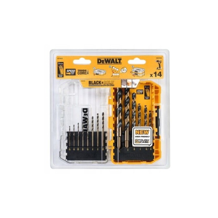 DeWalt DT70727-QZ zestaw 14 szt. wierteł do metalu