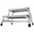 Krause 805027 aluminiowe schodki montażowe antypoślizgowe stopnie 1x2