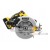 DeWalt DCS570P2 pilarka tarczowa 184 mm widok przedni