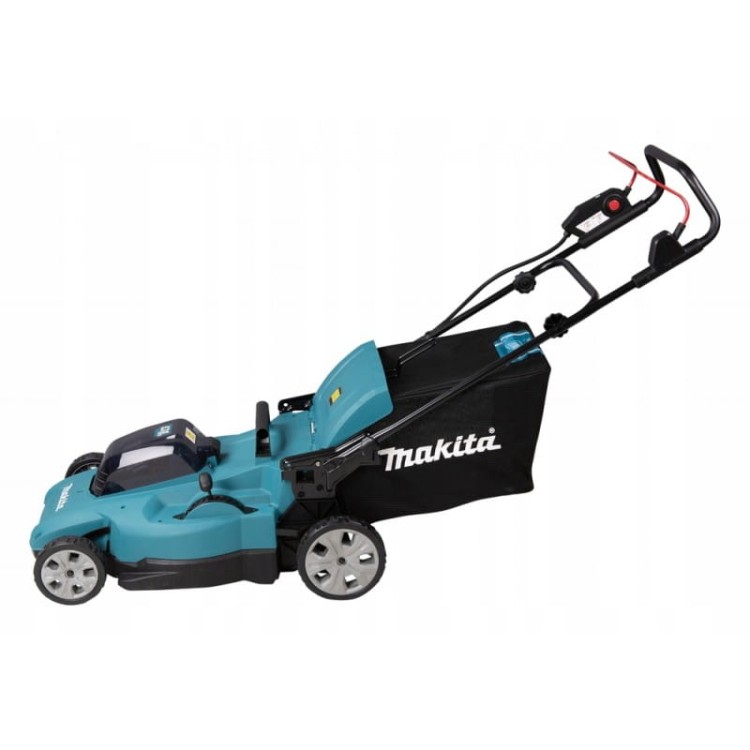Makita dlm538ct2 kosiarka akumulatorowa 53cm mulczowanie 2x18v 70l + odkurzacz pionowy