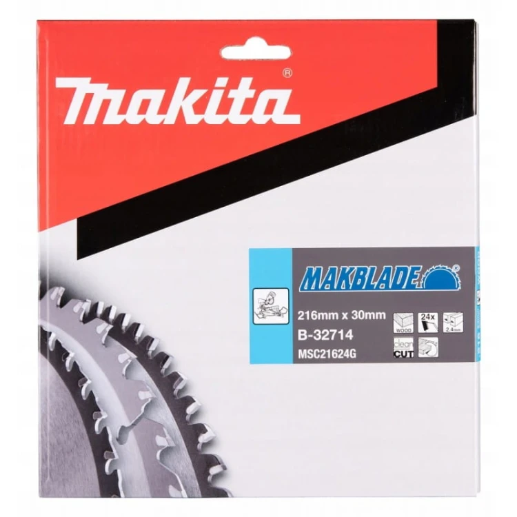 Makita B-32714 Tarcza Tnąca Makblade 216x30mm 24z Drewno