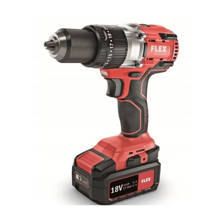 Flex wiertarko wkrętarka udarowa pd 2g 18.0-ec fs55bc/5.0 75nm 2xaku 18v