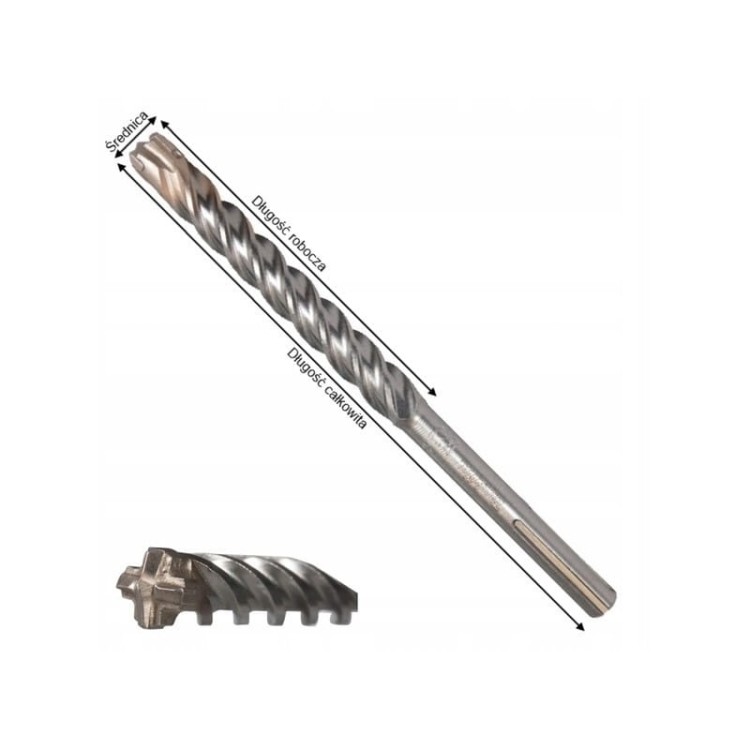Makita B-20270 Wiertło Do Betonu "Nemesis" - Uchwyt Sds-max 38x370mm