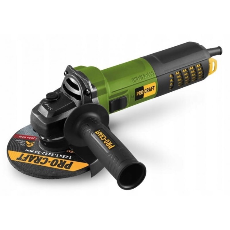 Procraft Pw2200 Szlifierka Kątowa 125mm 1100w Bezszczotkowa Mocna