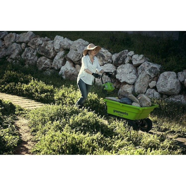 Greenworks G40GC Taczka ogrodowa z napędem aku 40V