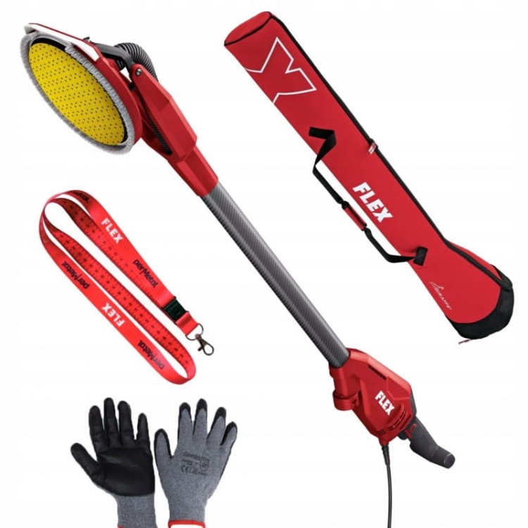 FLEX GE 6 R-EC Szlifierka do gładzi i  gipsu do Ścian i Sufitów Żyrafa - Lekka i Wydajna