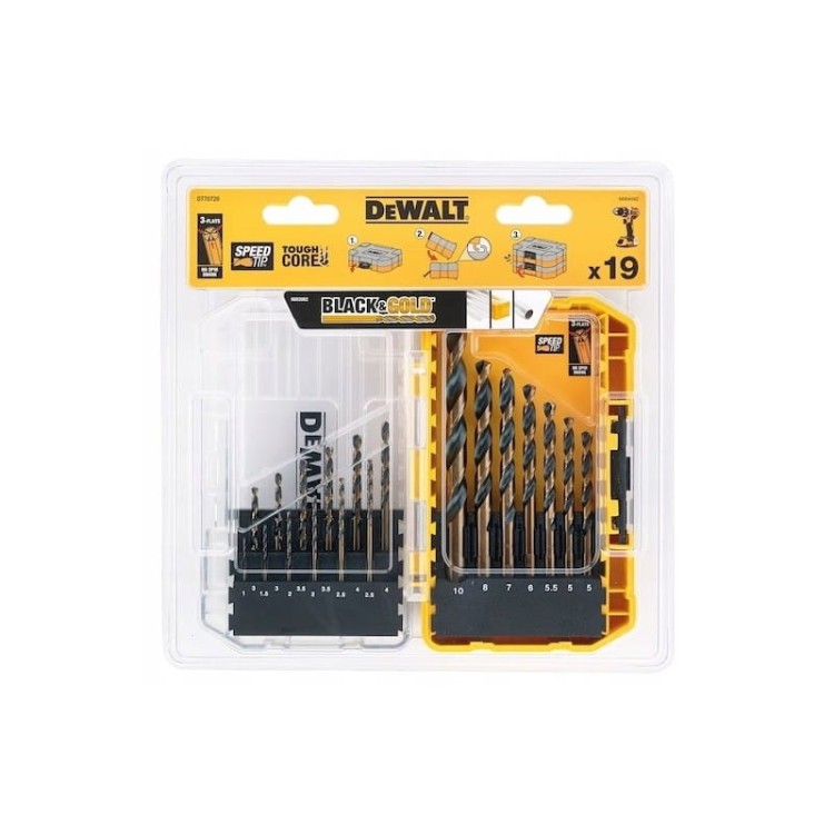 Dewalt DT70728-QZ Zestaw Wierteł Do Metalu  HSS-G
