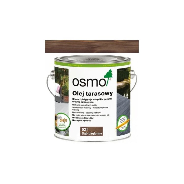 Osmo olej do tarasów 021 Dąb brunatny 2,5l