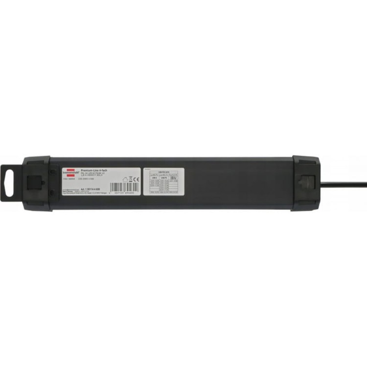 Brennenstuhl Listwa Zasilająca 4 Gniazda + Usb-c Pd 30w I Usb-a 1,8m Czarna