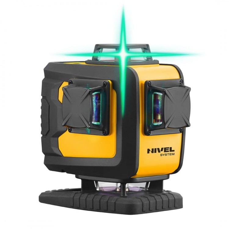 Nivel System CL4D-G laser krzyżowy 4x360 + statyw